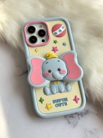 قاب موبایل آیفون بچه فیل دامبو گوش استندشو - Image 18