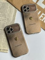 قاب موبایل آیفون کاملیا کاراملی محافظ لنزدار - Image 6