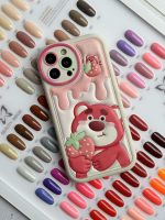 قاب موبایل آیفون برجسته خرس لوتسوهاگین و خرس پو محافظ لنزدار - Image 14