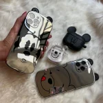 قاب موبایل آیفون کروم گوش دار