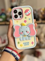 قاب موبایل آیفون بچه فیل دامبو گوش استندشو - Image 38