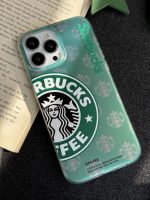 قاب موبایل آیفون استارباکس هلوگرامی سبز - Image 21