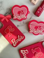 قاب موبایل آیفون باربی پاپیونی صورتی + بند بلند - Image 15