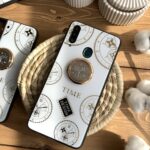 قاب موبایل آیفون ساعت آیینه نگین دار