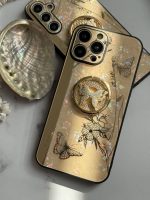 قاب موبایل آیفون پروانه نگین دار سواروسکی استندشو - Image 19