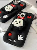 قاب موبایل آیفون میکی موس عشق سیلیکونی پاپ سوکت چسبیده - Image 14