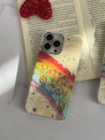 قاب موبایل آیفون خرگوش رنگین کمانی - Image 22