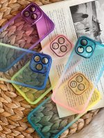 قاب موبایل آیفون یخ در بهشت دورنگ شفاف محافظ لنزدار ( 3008 ) - Image 24