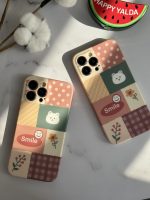 قاب موبایل آیفون شاخه گل ارغوانی محافظ لنزدار - Image 25