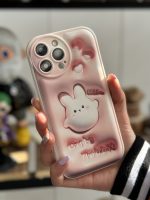 قاب موبایل آیفون شکار خرگوش سه بعدی محافظ لنزدار - Image 18