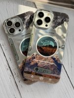 قاب موبایل آیفون موزیکال نورث فیس ( The North face ) کرومی - Image 14