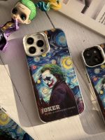 قاب موبایل آیفون لبخند جوکر هلوگرامی محافظ دوربین استندشو - Image 5