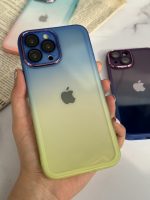 قاب موبایل آیفون یخ در بهشت دورنگ شفاف محافظ لنزدار ( 3008 ) - Image 21