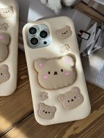 قاب موبایل آیفون خرس نیوفیس پاپسوکت برجسته - Image 21