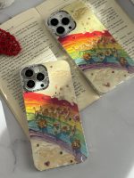 قاب موبایل آیفون خرگوش رنگین کمانی - Image 10