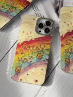 قاب موبایل آیفون خرگوش رنگین کمانی - Image 15