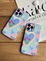 قاب موبایل آیفون نقاشی کودک درون قلبی آبی بنفش محافظ لنزدار ( 3005 ) - Image 13