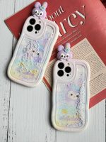 قاب موبایل آیفون استلا آکواریومی سیلیکونی بنفش - Image 11