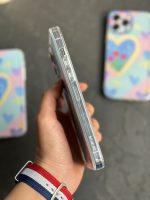 قاب موبایل آیفون نقاشی کودک درون قلبی آبی بنفش محافظ لنزدار ( 3005 ) - Image 7