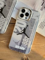 قاب موبایل آیفون نایک جردن لوگو نقره ای 9882 - Image 7