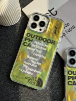 قاب موبایل آیفون نورث فیس فسفری شبرنگ - Image 2