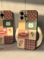 قاب موبایل آیفون شاخه گل ارغوانی محافظ لنزدار - Image 20