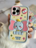 قاب موبایل آیفون بچه فیل دامبو گوش استندشو - Image 26