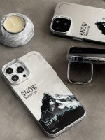 قاب موبایل آیفون نورث فیس ( The North face ) برفی محافظ دوربین استندشو - Image 3