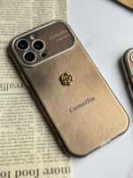 قاب موبایل آیفون کاملیا کاراملی محافظ لنزدار - Image 3