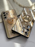 قاب موبایل آیفون پروانه نگین دار سواروسکی استندشو - Image 28