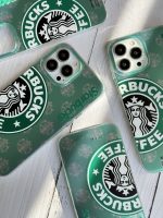 قاب موبایل آیفون استارباکس هلوگرامی سبز - Image 14