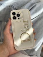 قاب موبایل آیفون دیور بالشتی لوگو طلایی - Image 11