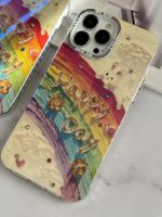 قاب موبایل آیفون خرگوش رنگین کمانی - Image 8