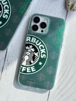 قاب موبایل آیفون استارباکس هلوگرامی سبز - Image 2