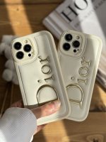 قاب موبایل آیفون دیور بالشتی لوگو طلایی - Image 3