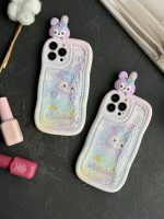 قاب موبایل آیفون استلا آکواریومی سیلیکونی بنفش - Image 10