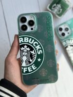 قاب موبایل آیفون استارباکس هلوگرامی سبز - Image 3