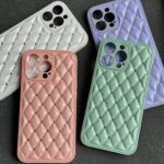 قاب موبایل آیفون شنل نگین سواروسکی محافظ لنز براق