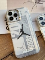 قاب موبایل آیفون نایک جردن لوگو نقره ای 9882 - Image 4