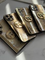 قاب موبایل آیفون پروانه نگین دار سواروسکی استندشو - Image 17