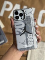 قاب موبایل آیفون نایک جردن لوگو نقره ای 9882 - Image 20