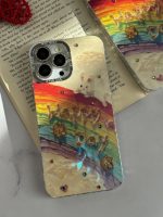 قاب موبایل آیفون خرگوش رنگین کمانی - Image 20