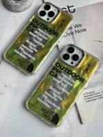 قاب موبایل آیفون نورث فیس فسفری شبرنگ - Image 3