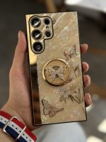 قاب موبایل آیفون پروانه نگین دار سواروسکی استندشو - Image 15