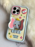 قاب موبایل آیفون بچه فیل دامبو گوش استندشو - Image 16