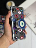 قاب موبایل سامسونگ چشم نظر پشت بیرنگ + پاپسوکت - Image 9