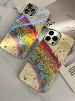 قاب موبایل آیفون خرگوش رنگین کمانی - Image 4
