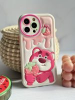 قاب موبایل آیفون برجسته خرس لوتسوهاگین و خرس پو محافظ لنزدار - Image 6