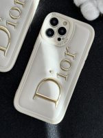 قاب موبایل آیفون دیور بالشتی لوگو طلایی - Image 15