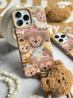 قاب موبایل آیفون خانواده خرسی + بند کوتاه خرسی - Image 11